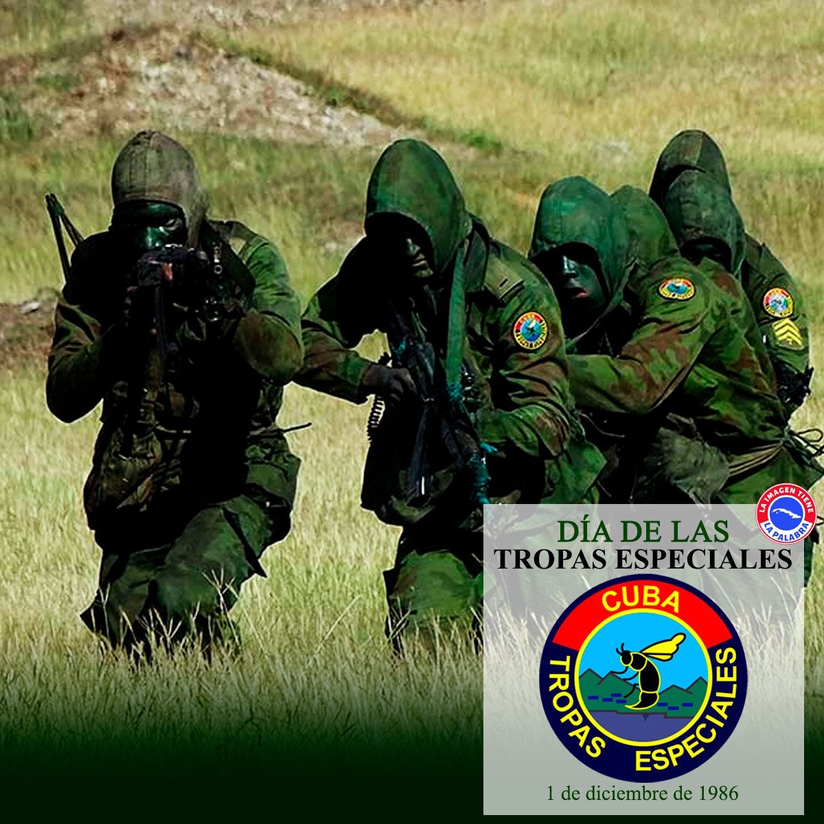 ‼️ANIVERSARIO 39 DE LAS TROPAS ESPECIALES...

El 1 de diciembre de 1986,por orden del General de Ejército Raúl Castro Ruz,nacieron las Tropas Especiales,fuerza que desde entonces ha sido ejemplo de disciplina,organización y sentido de pertenencia.  
Muchas felicidades 
#FARCuba🇨🇺