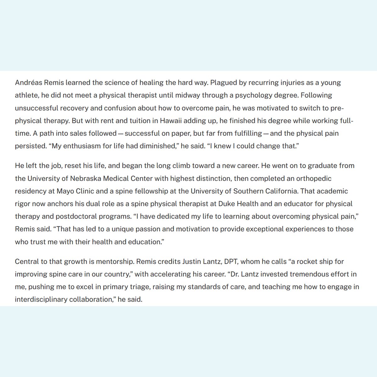 Andréas Remis, DPT tweet media