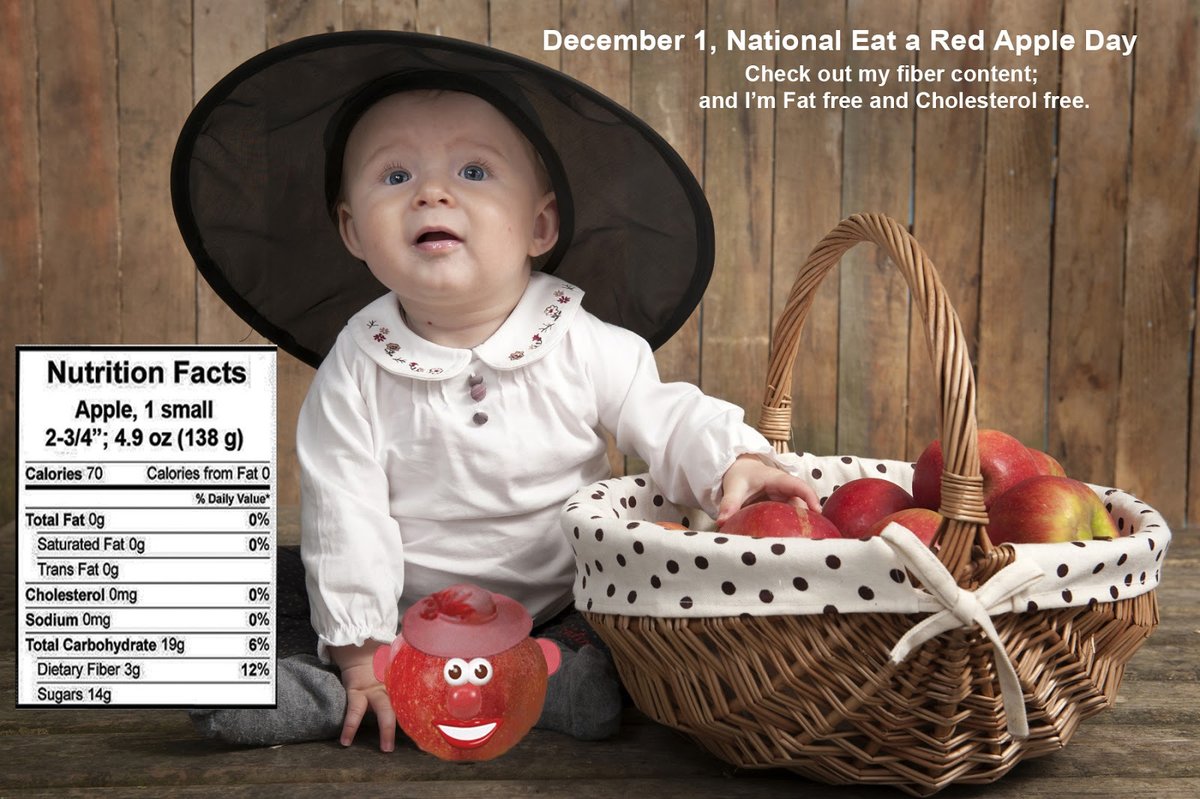 Celebrate Eat a Red Apple Day! Delve into the nutrient-packed apples—bursting with antioxidants and fiber. Ever wondered if an apple a day truly keeps the doctor away? #NationalEatARedAppleDay #AppleLove 🍎 dietitians-online.blogspot.com/2016/12/decemb…
