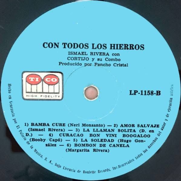 Arrecotín Arrecotán: una ronda infantil que se volvió salsa

En 1967, en pleno auge del boogaloo y cuando la efervescencia salsera comenzaba a recorrer los barrios latinos de Nueva York, Rafael Cortijo e Ismael Rivera lanzaron el álbum 'Con todos los hierros', bajo el sello Tico