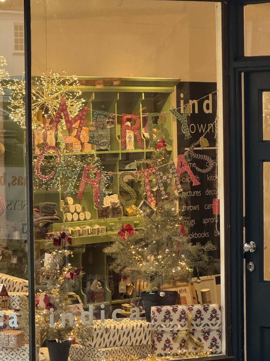 Ronst21's tweet image. #AlphabetChallenge #WeekWforWindows Festive windows in town this morning 🎄🎅🏻