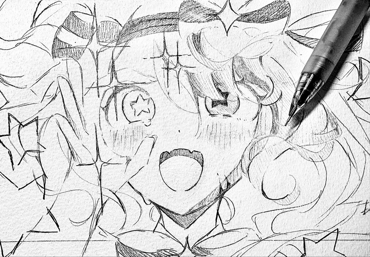 VCrBMqhjMT67009's tweet image. キラキラ…（表情差分）

#絵描きさんと繋がりたい 
#絵描きさんフォロバ１００