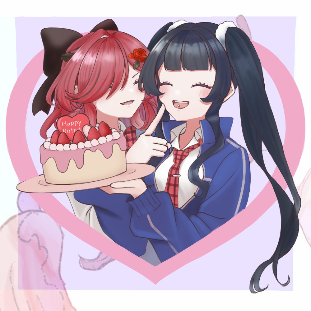 96ko_onigiri's tweet photo. 遅刻ではありますが、あまねさんお誕生日おめでとうございました～！
#放クロ美術室 https://t.co/WKFeavOKdQ