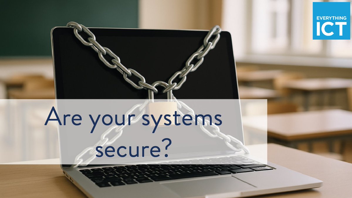 Everything_ICT's tweet image. Is your school or MAT cyber ready?
📌 With increasing reliance on cloud services and digital tools, it’s vital to:
✅ Keep software up-to-date
✅ Enable multi-factor authentication (MFA)
✅ Train staff to recognise phishing threats
💡 @Everything_ICT connects you with…