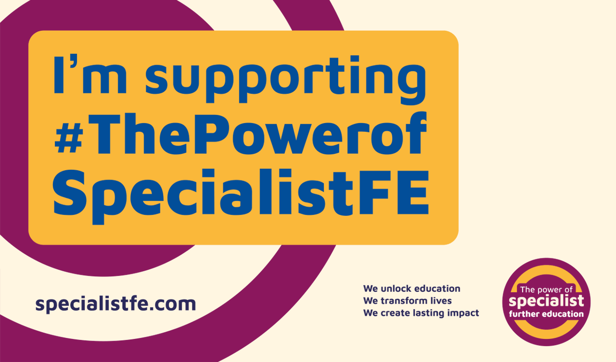 HBVCollege's tweet image. It’s #ThePowerofSpecialistFE Awareness Week!
We’re celebrating our amazing learners and staff who make a difference every single day. This week is is all about unlocking education, transforming lives, and creating lasting impact.