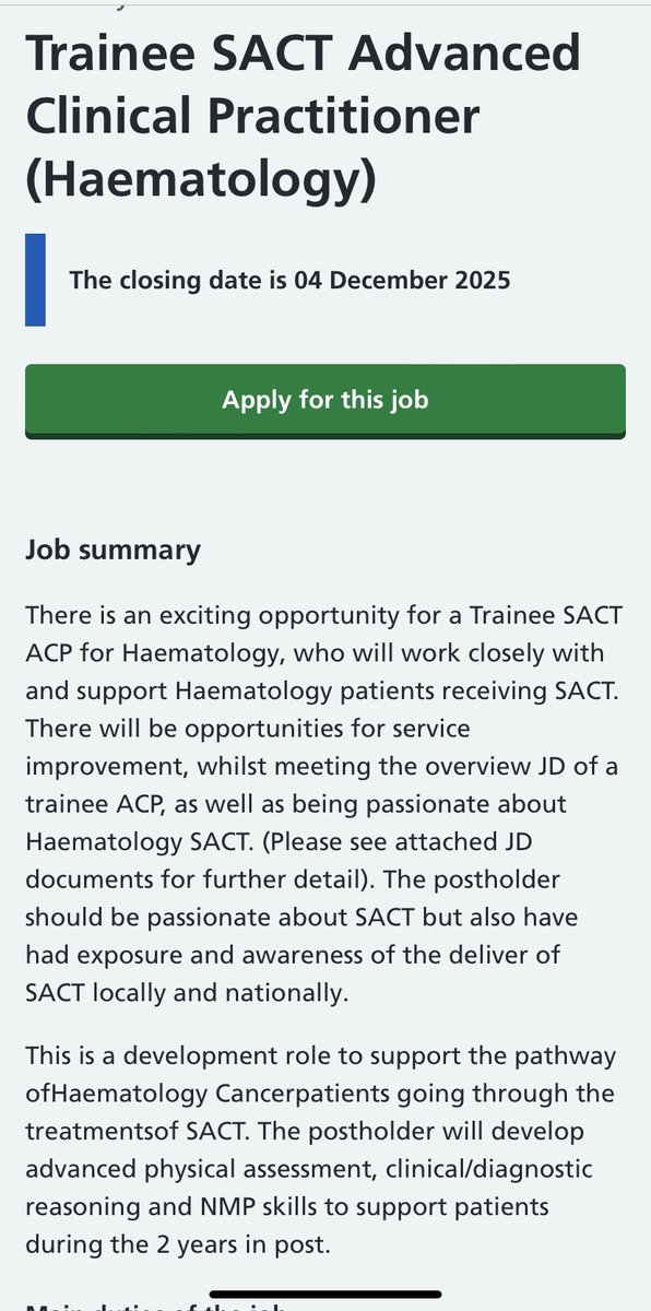 medicalmodelbri's tweet image. . @BMAResidents @TheBMA @RossNieuwoudt @Melissa_S_Ryan @DocShivSharma @DrNickDalmon @DrSteveTaylor @SiddParashar @fletchjack @DoctorsVoteUK 

@wesstreeting has £50k per yr to spend on TRAINEE ACPs to replace Drs.

But has no money for Drs 

STRIKE HARD ! jobs.nhs.uk/candidate/joba…