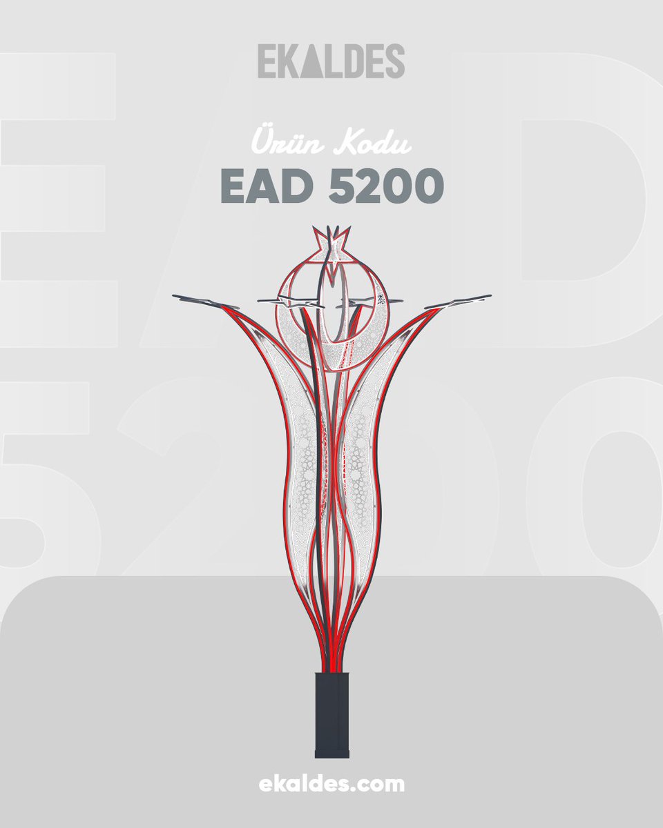 ✨ Ekaldes’in ay-yıldız formuyla tasarlanan kavşak aydınlatması, gece güçlü LED yapısıyla etkileyici bir siluet oluşturuyor. Yıldız detayları kavşağa zarif bir parlama katarken, şehre anlamlı bir kimlik ve modern bir imza kazandırıyor. 🇹🇷💡 #Ekaldes #UrbanLighting