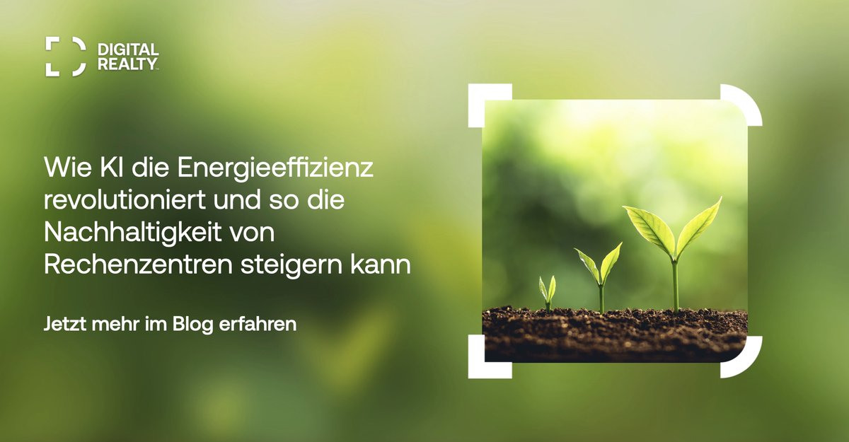 digitalrealtyDE's tweet image. KI und Nachhaltigkeit: Wie passt denn das zusammen? Sehr gut – wenn es richtig angepackt wird. 
Lesen Sie jetzt mehr darüber: okt.to/fkwGAv

#TheDataMeetingPlace
#WhereTomorrowComesTogether
#PlatformDIGITAL