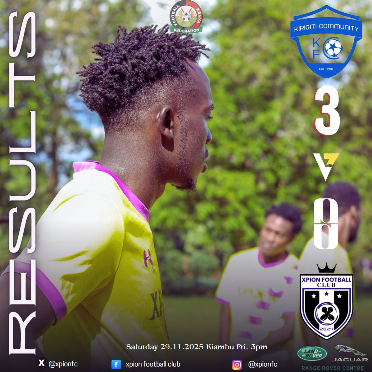 xpionfc's tweet photo. 📢 THE NATIONAL DIV.  2 EASTERN ZONE RESULTS!
💜🔥

Tulipotea kwa Pitch, Admin akapotea kwa Timeline alikua kwa Prayer Mountain 🤣😅 As we speak ndo game imeisha sahii kutoka Sato🤣

🎯Kirigiti Community FC   3️⃣ 🆚 Xpion Football Club   🅾️
⌚️3pm
🏟️Kiambu Primary
📅Sat. Nov. 29th https://t.co/jfVA7vKE8X