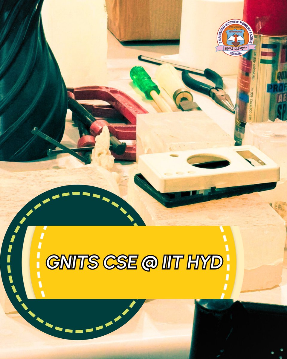 Gnits_Hyd's tweet image. The CSE Department at GNITS stepped into the world where technology meets medicine, visiting the Biomedical Engineering Department at IITH under the PALS initiative. 

#BiomedicalEngineering #HealthTech #DigitalHealth #TechInnovation