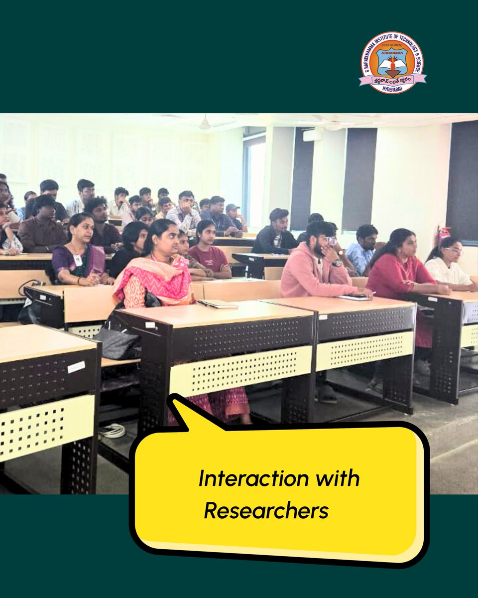 Gnits_Hyd's tweet image. The CSE Department at GNITS stepped into the world where technology meets medicine, visiting the Biomedical Engineering Department at IITH under the PALS initiative. 

#BiomedicalEngineering #HealthTech #DigitalHealth #TechInnovation