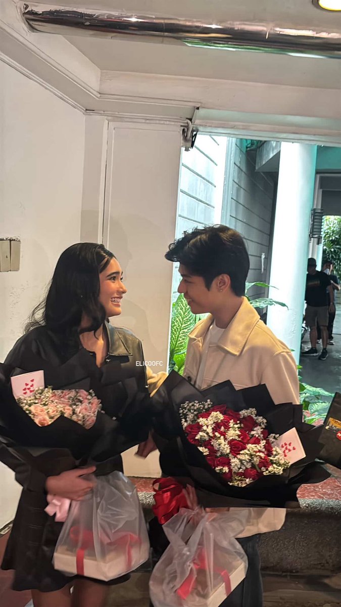 ELICOOFC's tweet photo. Nothing makes us happier than seeing you both smile! Elicoasters, surprise video coming your way 👀🩷🩶 

FASTTALK WITH ELICO #EliCo #MarcoMasa #ElizaBorromeo #PbbCollab2point0 https://t.co/8lNdfssFW3