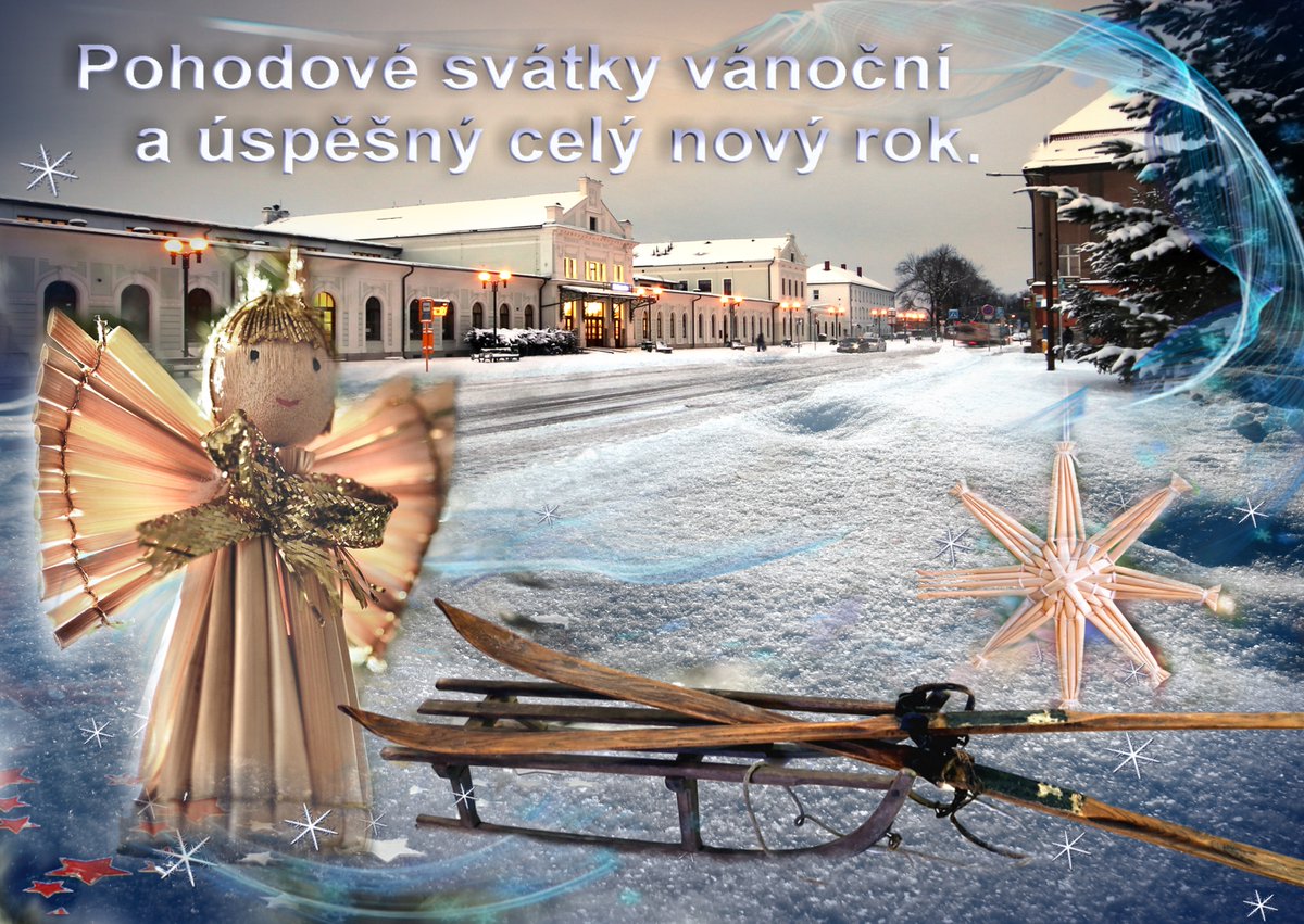 Bohumín tradičně s blížícími se svátky přichází s novou vánoční pohlednicí. Koupit si ji můžete v radničním infocentru. Hlavním motivem letošní pohlednice je výpravní budova bohumínské železniční stanice a přednádražní prostor v zimním čase. bohumin.cz/cz/zpravodajst…