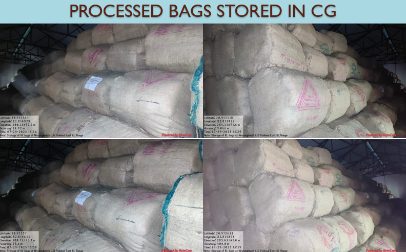 DPadampur's tweet photo. KL ACTIVITIES 2025: STORING, BUNDLING AND BAGGING, TRANSPORTING TO CG https://t.co/jGgNc0vjn0