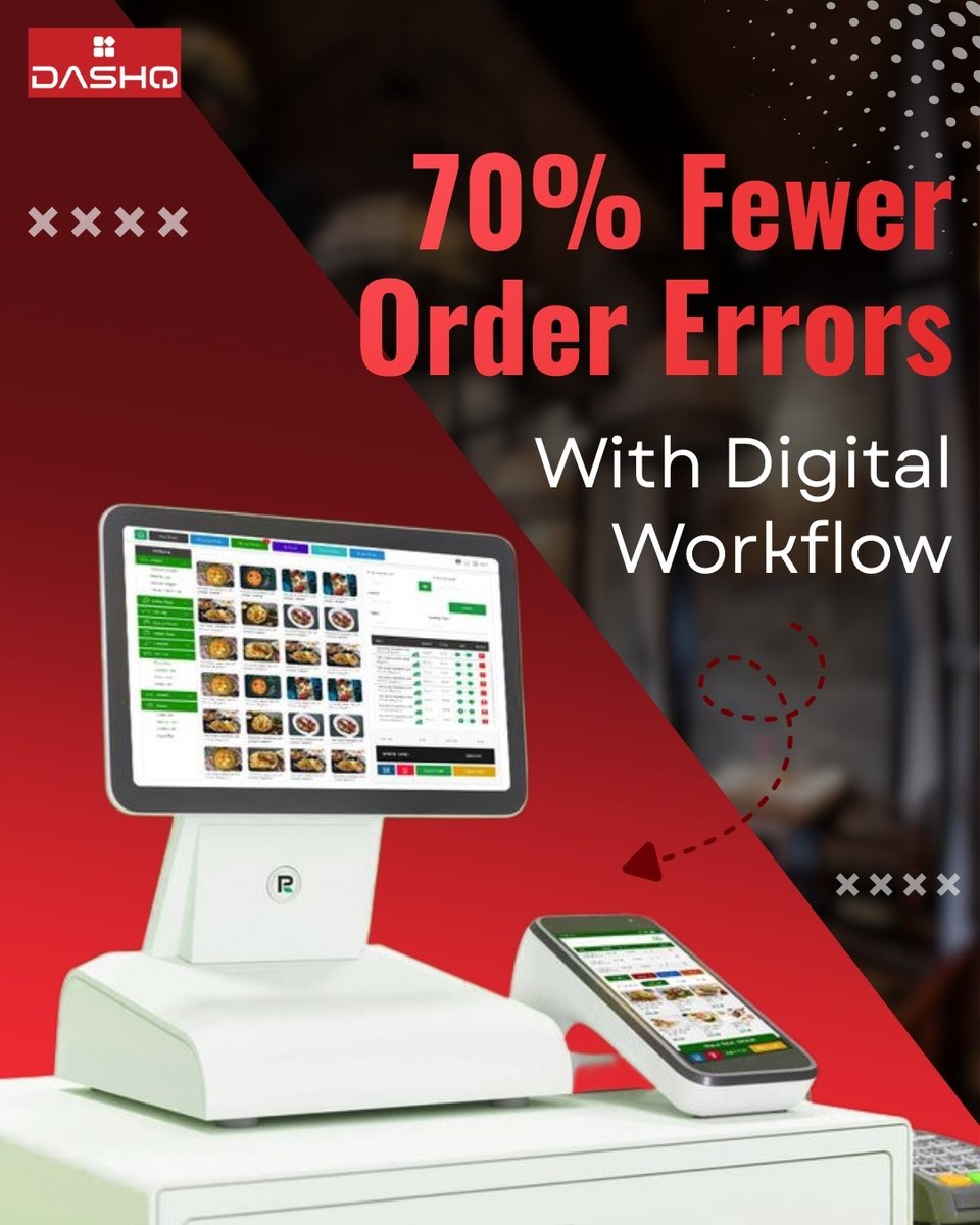 dashqapp's tweet image. Cut down order mistakes and speed up service with DashQ’s smart digital workflow. Accuracy means happier customers and smoother operations.

#DashQ #ReduceErrors #DigitalWorkflow #OrderAccuracy #SmartRestaurants #RestaurantTech #CustomerSatisfaction #DashQApp
