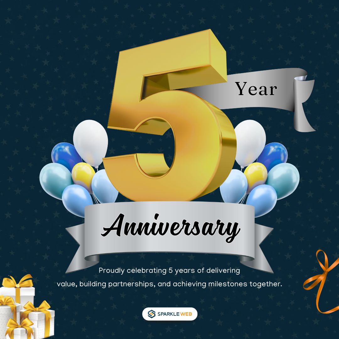 sparklewebhelp's tweet image. Started with passion. Grew with innovation.

5 years of building technology that matters — and the story continues… ✨

#sparklewebturns5 #techstory #innovationeveryday #milestone