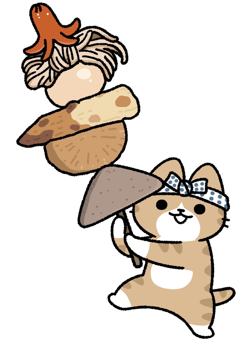 pandania0's tweet image. 夜食におでんを持ってきた猫