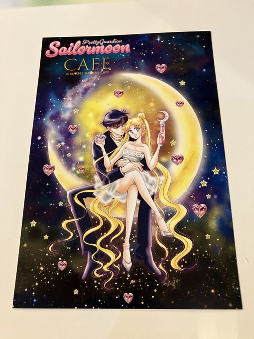 友人が予約してくれたおかげで、ついに噂のセーラームーンカフェへ そしてプリキュアグッズもいただくなど