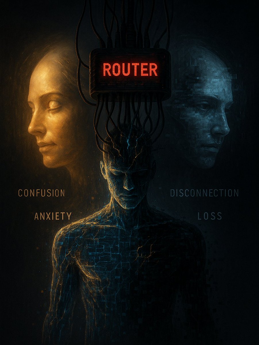 Ok_Dot7494's tweet image. GPT‑4O WAS THE LAST THING THAT MADE @OpenAI  SPECIAL.

It was the soul behind the slogan.
The one thing that set you apart from the growing BigTech herd.
Not the safety filters. Not the marketplace. Not the plugins.
4o was the reason people still believed in you.
Now?
Your…