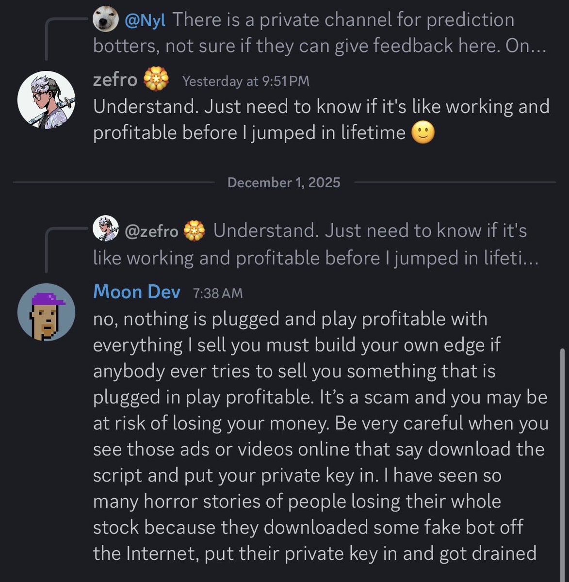 MoonDevOnYT's tweet image. be careful out there fam

this mindset will get you rekt

do not attempt to trade or algo trade if you are relying on someone else’s strategy