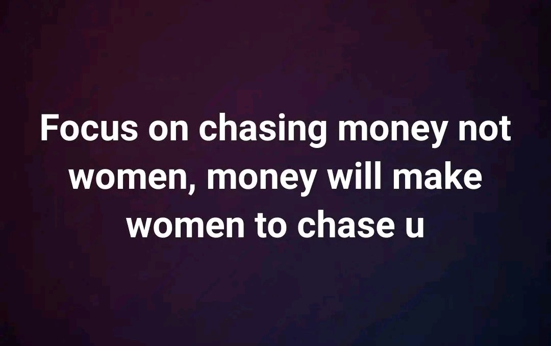 smartcoded's tweet image. A lot of young men still carry this mindset you see in that screenshot.
“Chase money first, women will chase you later.”

You see this mentality everywhere, even in Web3.
Boys think once they make money, life will arrange itself automatically. But that belief is the fastest way…