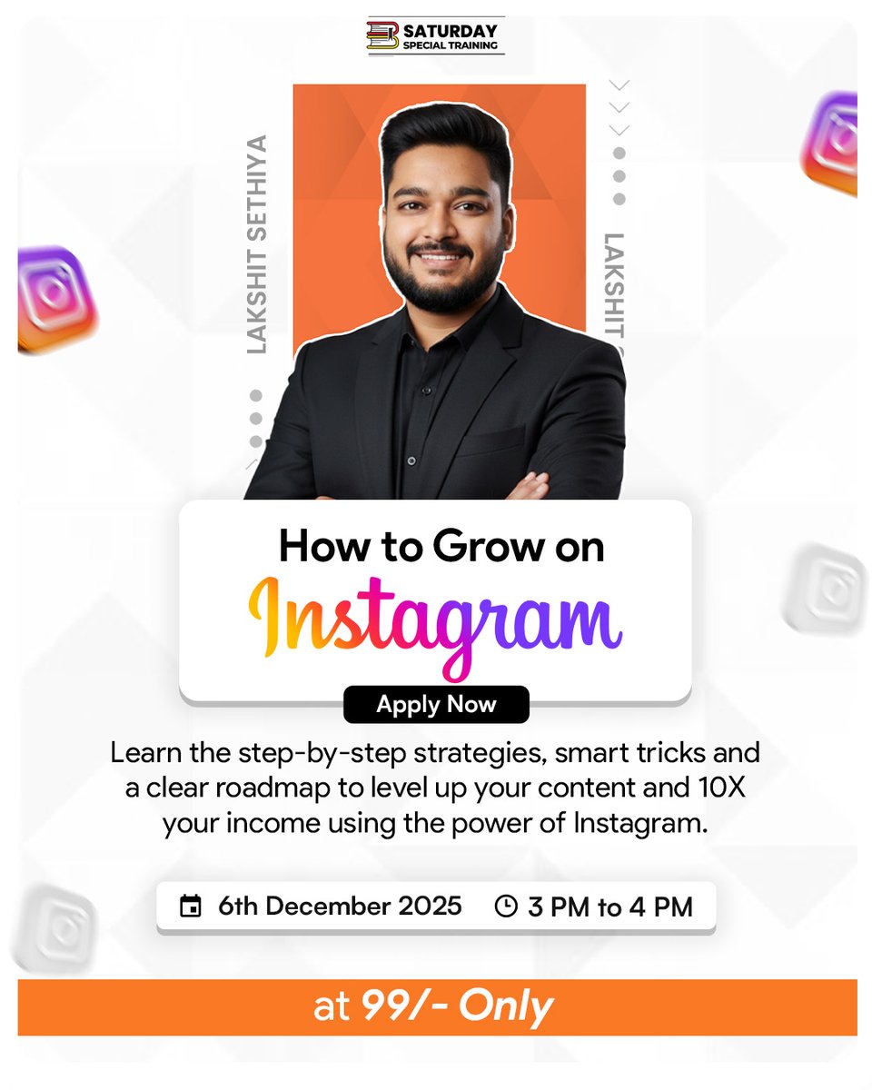 Bizgurukul_IND's tweet image. Your Monday just got better!

Learn how to get your first clients and dive into growth strategies to grow your Instagram.

Register through the link below 👇

lnkd.in/gMK8MwXv
.
.
#SST #Instagramgrowth #Skills #Training #Bizgurukul