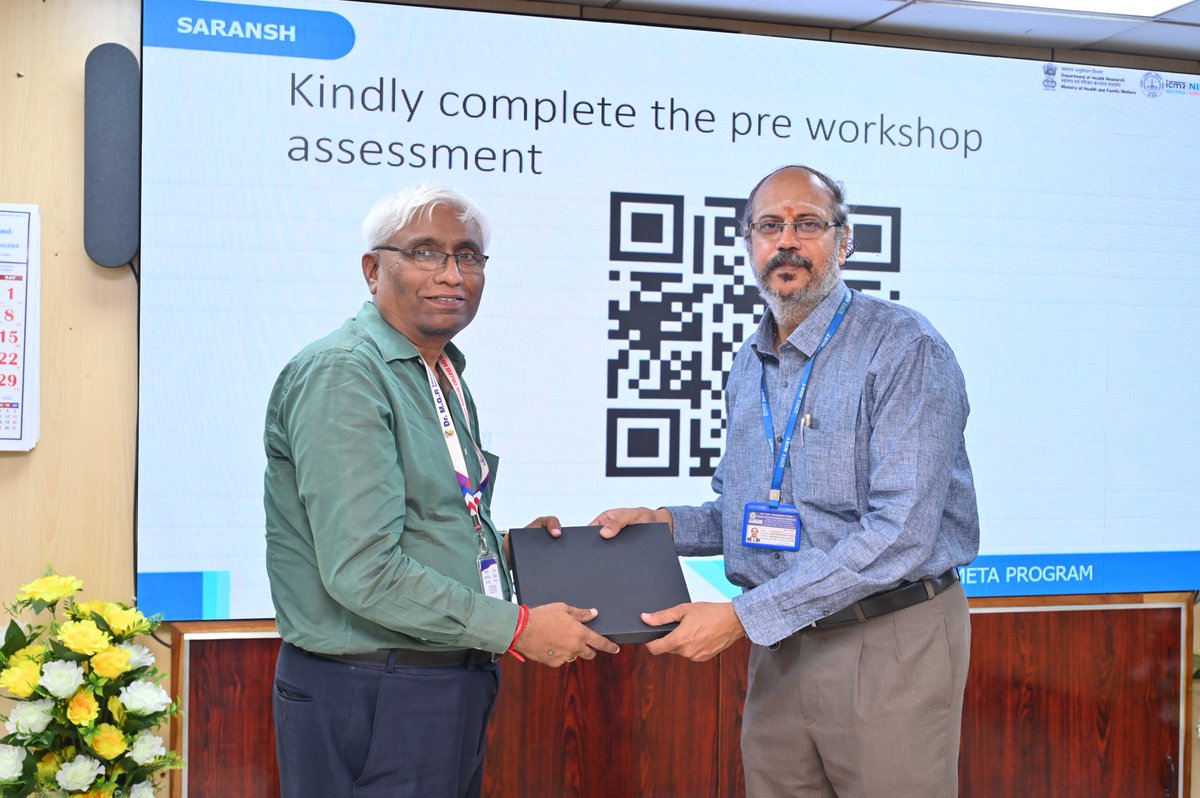 icmr_nirt's tweet photo. @ICMR_NIRT applauds NIRT's TRC team for their mentorship:
Dr Leeberk Raja (Course Director)  
Dr Jefferson Daniel (Co-Director, CMC Vellore)  
Dr Mukesh Kumar, Dr Vignes Anand, Dr Adhin Bhaskar - (Scientists-C)  
Dr Sharon Suresh (Research Associate)  
#SystematicReviews #LMICs https://t.co/2sxn8apegF