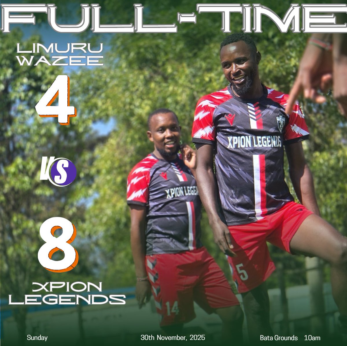 xpionfc's tweet photo. Loss ilituumiza, but response iliumiza mtu mwingine zaidi 😭🔥
XPION Legends 8–4 Limuru Wazee — hiyo ndiyo therapy yetu! https://t.co/E0He82fdyV
