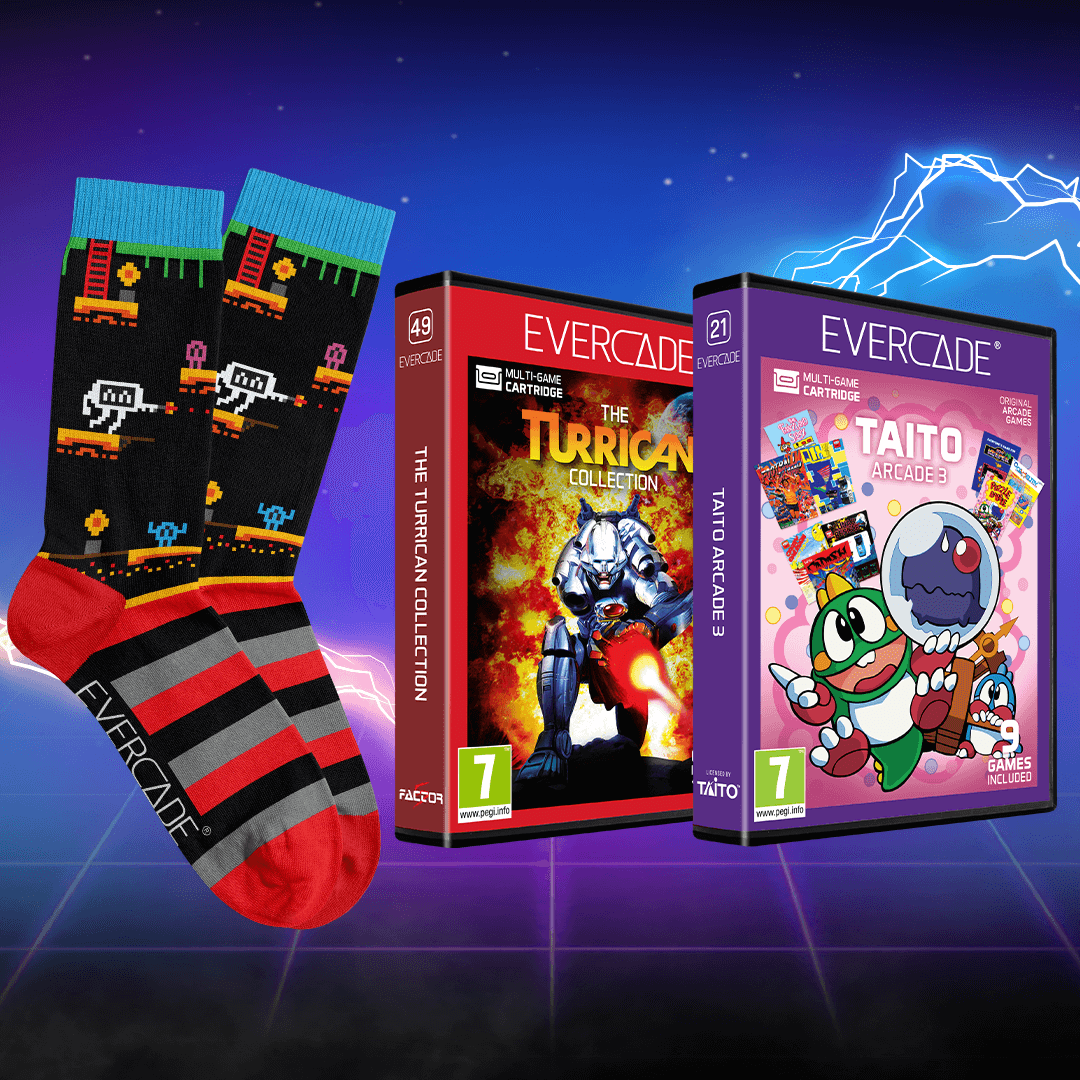 Pre-order your cartridges today! TAITO Arcade 3 and The Turrican Collection are available for pre-order now.

Buy the bundle: funstock.co.uk/products/turri…