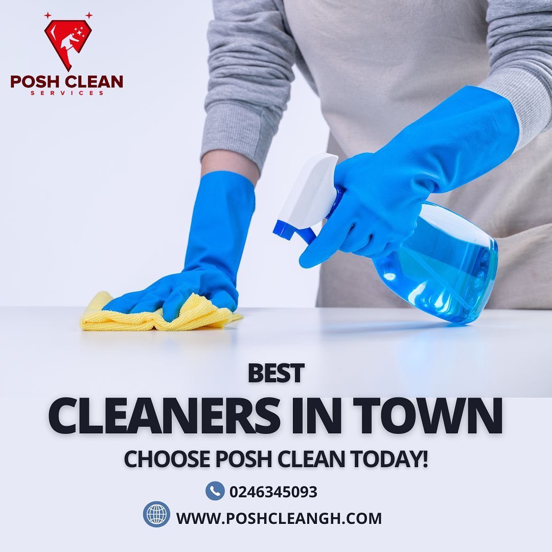 Poshcleangh's tweet photo. How was your weekend, Ghana? We hope it was relaxing!
A new week means fresh spaces, clean energy, and a shining home.
Posh Clean Ghana is ready to make your Monday brighter — book your cleaning now!
📞 +233246345093
#PoshCleanGhana #MondayCleaning #CleanStart #ghana #africa https://t.co/OxQCvJwnUz