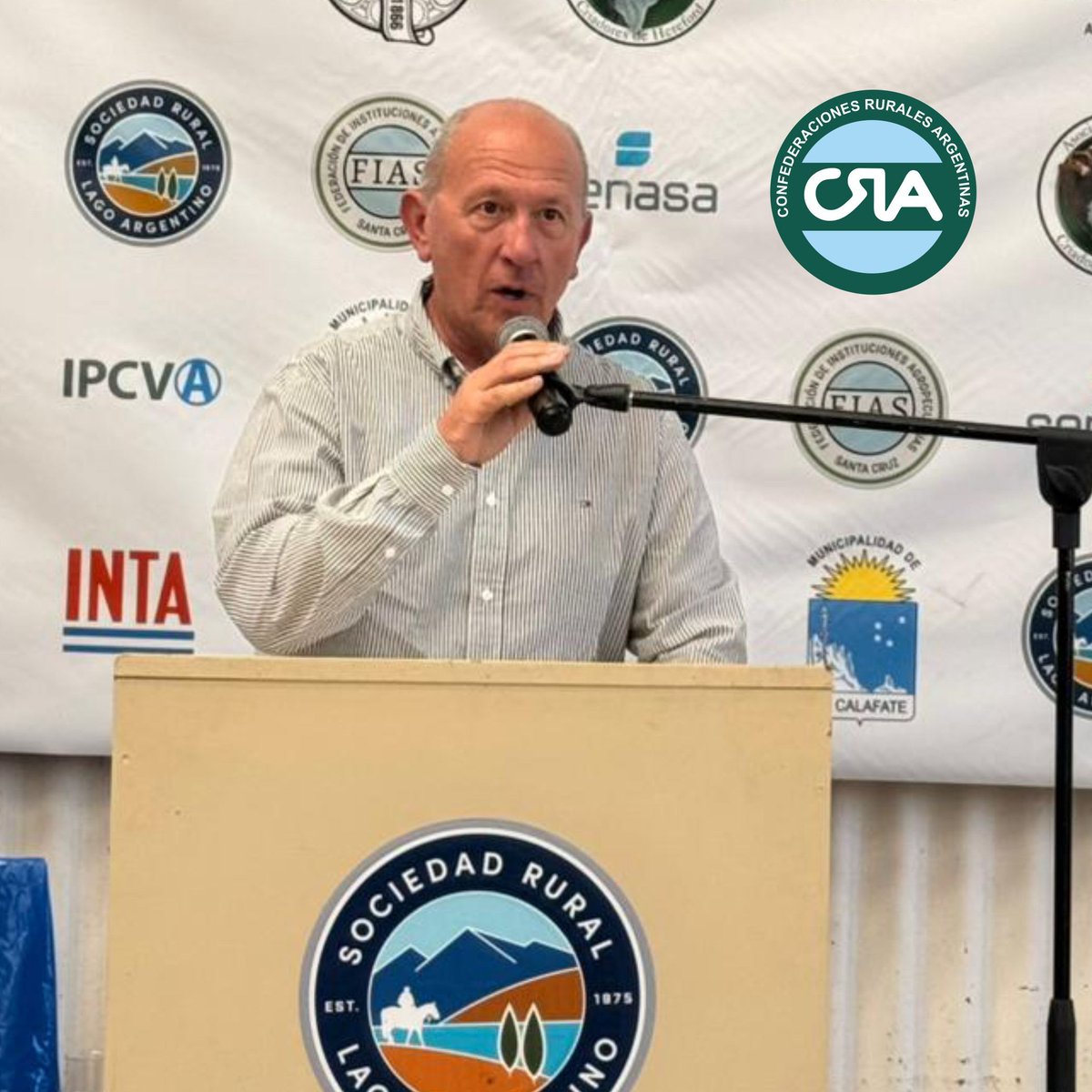 📣 "La Patagonia produce en condiciones difíciles y merece reglas justas para poder crecer", afirmó Castagnani en Lago Argentino
Participación del presidente de CRA, Carlos Castagnani en la Expo de Lago Argentino.

Link a la nota ▶️ bit.ly/3M9dpXu