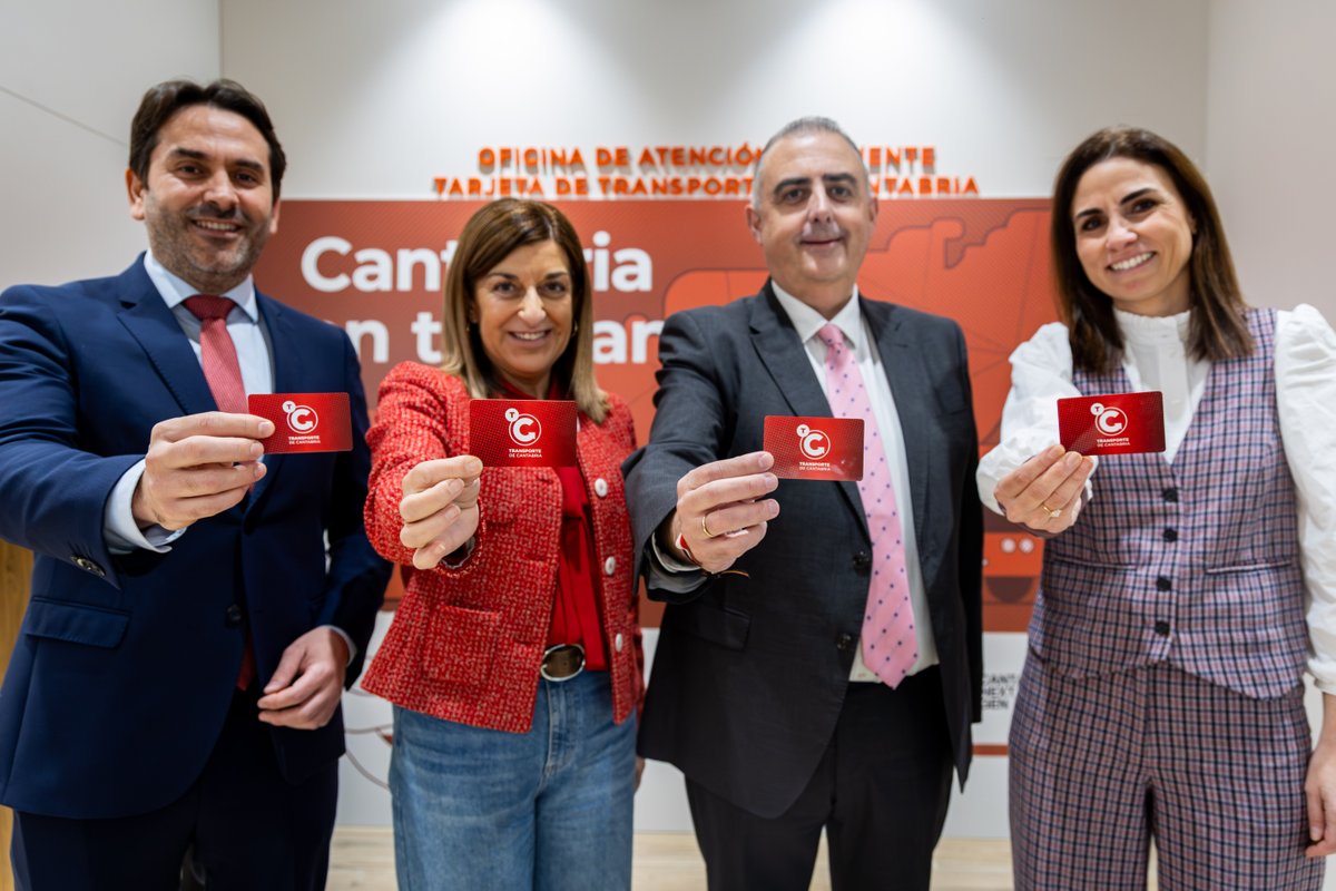 ✅ Este lunes comienza a funcionar la tarjeta única de transporte de Cantabria en autobuses regionales y urbanos

👉 El nuevo soporte de pago podrá utilizarse para todas las operadoras y su saldo podrá  recargarse desde cualquier dispositivo móvil
ℹ️ bit.ly/4rtIXHx