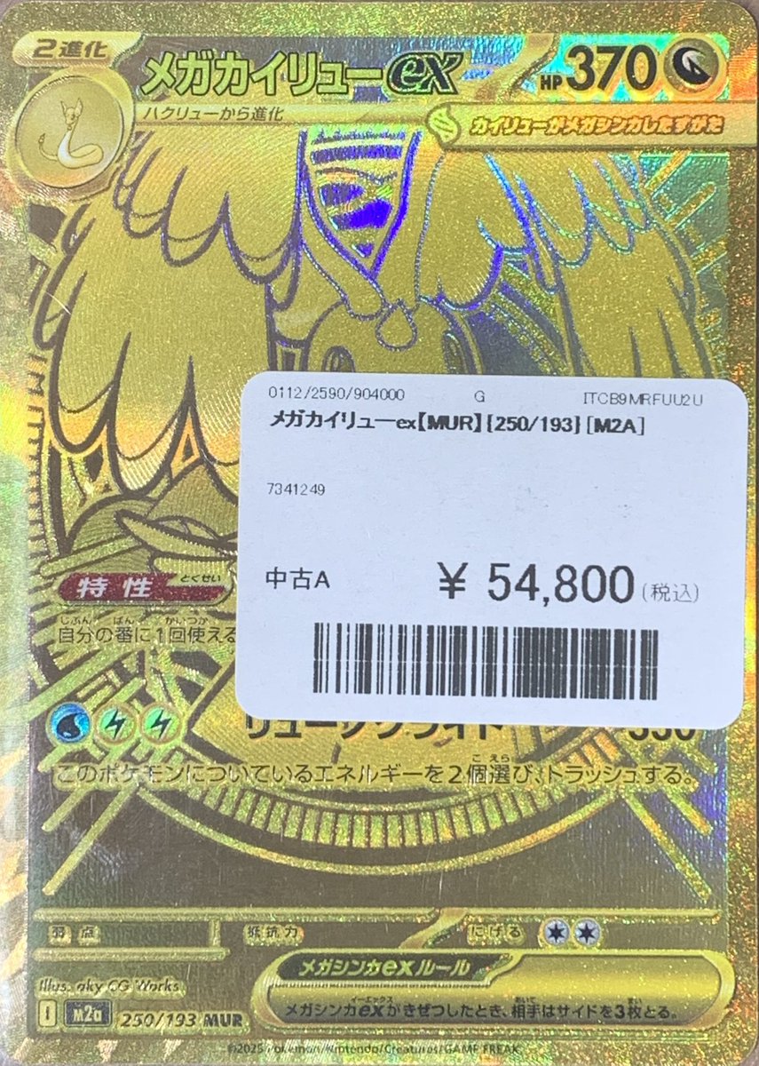 ☆メガカイリューex MUR ＆ メガルカリオexSAR セット売りケース付き
