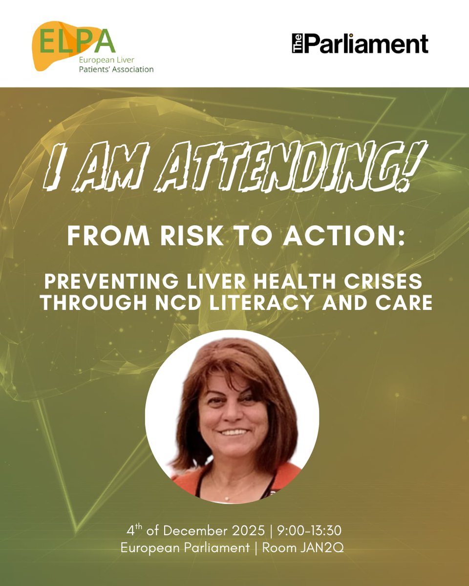 Promitheasliver's tweet image. 👉Η Πρόεδρος του @Promitheasliver Γιαννούλα Κουλλά, συμμετέχει στην εκδήλωση «From Risk to Action: Preventing Liver Health Crises Through NCD Literacy and Care».

Στηρίζουμε κάθε πρωτοβουλία που ενισχύει την υγειονομική παιδεία.

@EuropeLiver @MinHealthCY
@OSAK_CyFPA