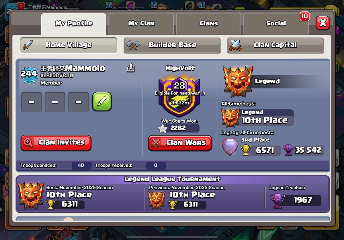 Mammuth CoC tweet media