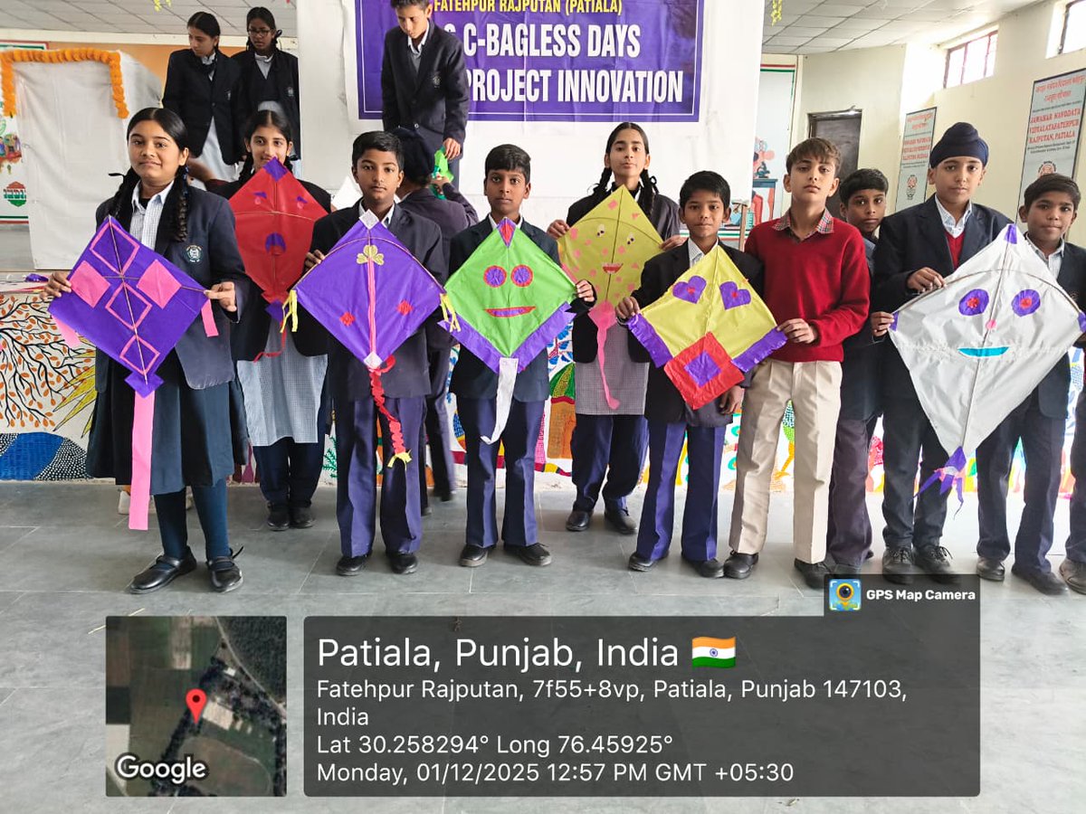 jnv_patiala's tweet image. “JNV Patiala celebrated Bag-less Day with an engaging and creative Kit Making Activity. Students enthusiastically designed learning kits using low-cost materials, making the day full of fun, teamwork, and innovation.
#baglessdays
#nvs
#JNV
@NVS_HQ 
@NVSHqNoida 
@ChdNvs 
@NVSHQ_