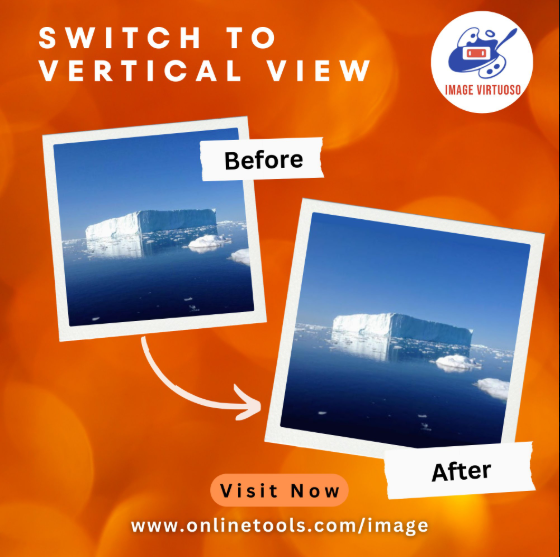 ImageVirtuoso's tweet image. Effortlessly adjust your image to vertical orientation for a perfect fit  Try our tool - onlinetools.com/image/change-i… #PhotoEditing #VisualEffects #GiftToNature #CreativeTools #ilwx #PhotoFilters #GraphicDesign #explorepage #TheyCallHimOG #SocialMediaPosts #x #LA28 #IndustryHBO