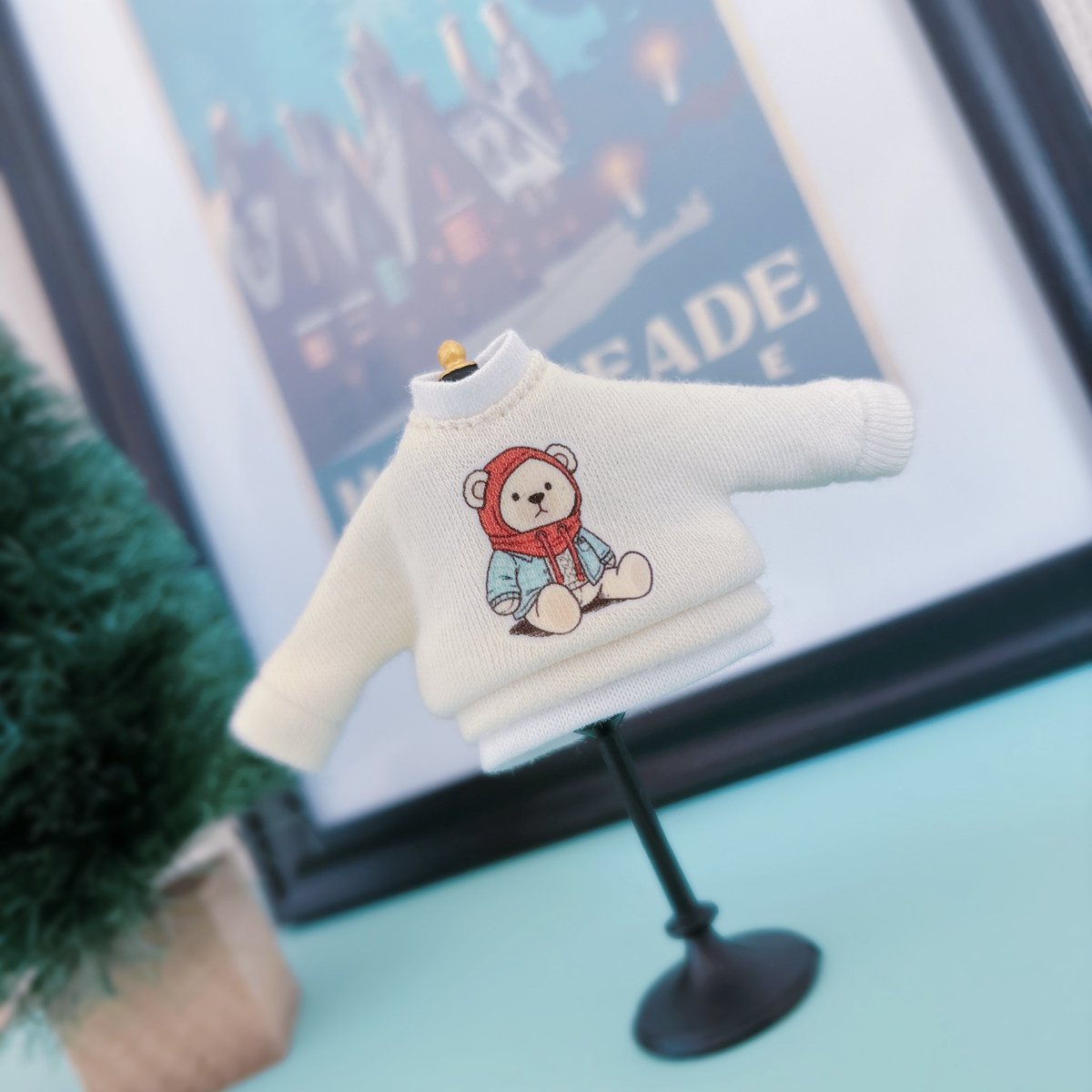 LaboTonyu's tweet image. ︎︎ ✉️通販のお知らせ

𝐰𝐢𝐭𝐡 𝐡𝐨𝐨𝐝 𝐛𝐞𝐚𝐫 𝐬𝐰𝐞𝐚𝐭𝐞𝐫 🧸

▪︎12.5 (金) 21:00~ BOOTH 

▪︎size: ねんどーる/ オビツ11 

▪︎お一人様一点まで

ご都合があえば〜よろしくお願いします♡
※注意点もご覧頂ければと思います🙇🏻　

tonyulabo.booth.pm/items/7714603