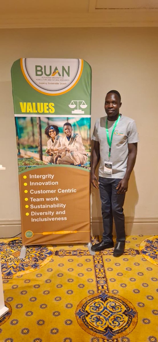 4PillarGiveback's tweet photo. Our CEO Anthony Emaru, was invited to attend the RUFORUM 21st Annual General Meeting in Gaborone, Botswana. 

A platform of researchers,  investors, policy makers and implementers and the Young African works movements of changemakers.
Big up to our CEO for nice presentation https://t.co/WecPsUnWHS
