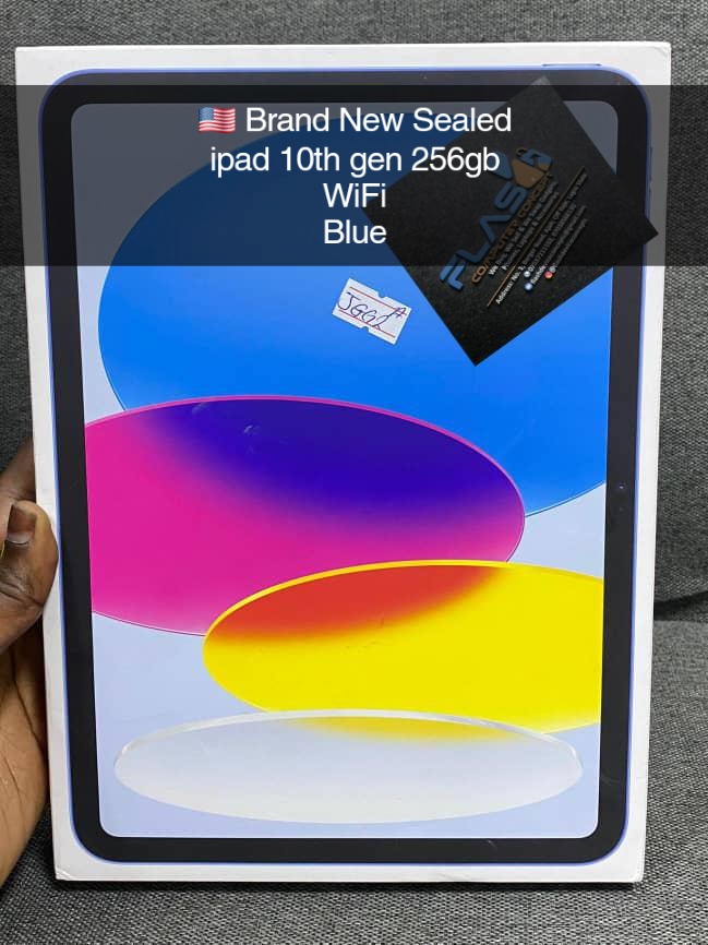 Trevorgotsauce's tweet image. Brand New &amp;amp; Sealed 🇺🇸 iPad 10th Gen! 256GB WiFi model in stunning Blue. The perfect balance of power and portability. Grab the deal before it&apos;s gone! 📚 #iPadSale #AppleTech #TabletDeals #NewGadget