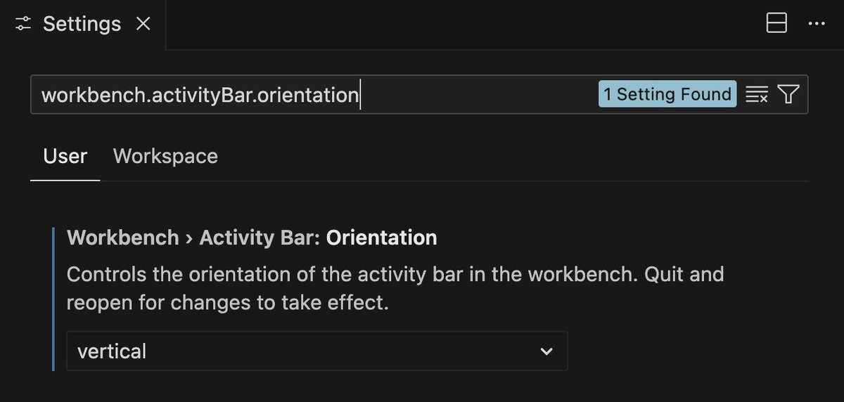 總算把所有AI 的對話框全部拖到右邊了，cursor 更新vscode 版本後，圖示預設變成水平，擴充的圖示會被收起來，並且死活拖不動，解決方法是按圖1 所示修改版面為垂直，然後就可以拖曳了。可以愉快的同時使用cursor、codex、cc