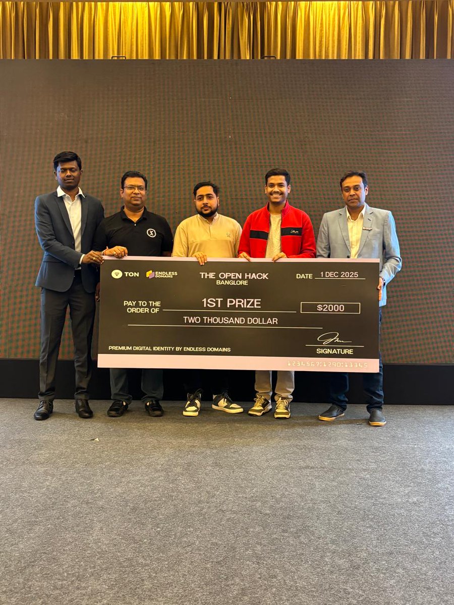 CsharpCorner's tweet image. Congrats to all the winning teams!

Your projects reflect true innovation and the spirit of building on TON. cc @TONSSEA @ton_blockchain @lalitbansal81 

#TheOpenHack #TON #CSharpCorner #Winners #Hackathon #SSEA
