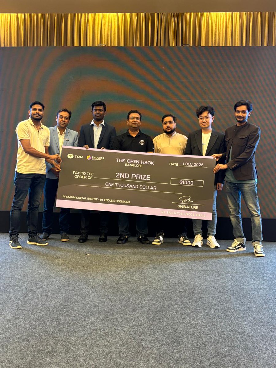 CsharpCorner's tweet image. Congrats to all the winning teams!

Your projects reflect true innovation and the spirit of building on TON. cc @TONSSEA @ton_blockchain @lalitbansal81 

#TheOpenHack #TON #CSharpCorner #Winners #Hackathon #SSEA