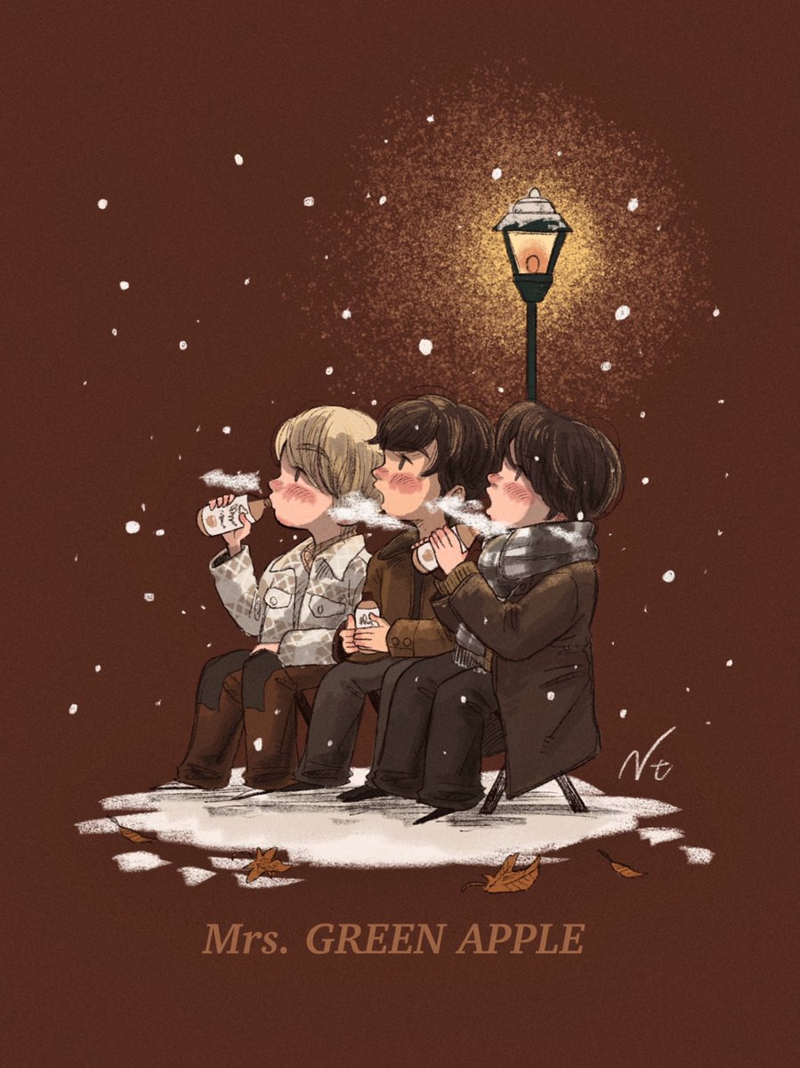 🫖❄️ #MrsGREENAPPLE #大森元貴 #若井滉斗 #藤澤涼架