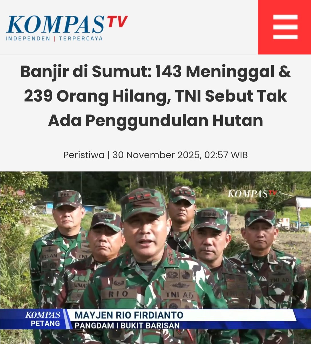 "SI PALING PATRIOT" | 

Kalian "benar", tak ada penggundulan hutan, karena yang ada hanya : hantu - hantu PKI.
________

Mereka ini selalu berada di garda terdepan membela tanah air. Salut 👍🏿👍🏿👍🏿 !!

Pokoknya :

NKRI HARGA MATI LAH !!
.
.
"💩"