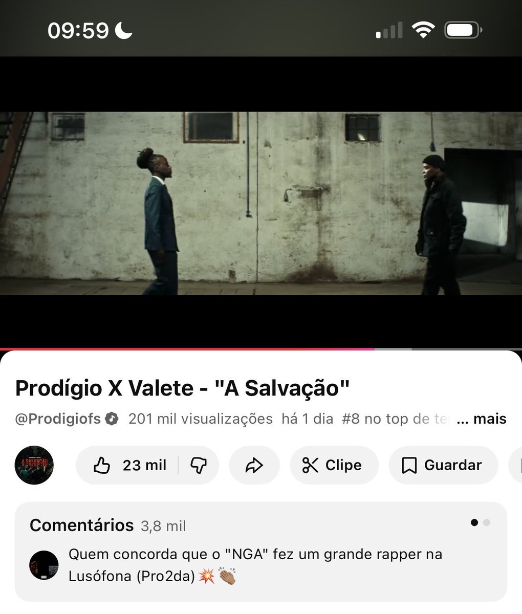 Prodigiosn's tweet photo. Para mim, “A Salvação” começou no processo de entender que “O teu pior inimigo és tu, quando não te conheces”… 

Acordamos com 200k no YouTube com apenas um dia, tudo graças a vocês. 

Como um obrigado só não chega, @valete115  bora fazer uma live juntos quando chegarmos a 1M!! https://t.co/D8hTGi6Yas