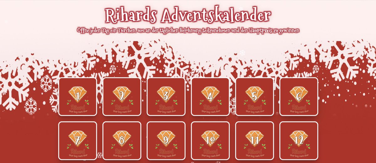 Das heutige Advents-Türchen ist OFFEN 🎄
Nur 24 Stunden gültig.
Hast du schon auf "Teilnehmen" geklickt? 😏
👉 yourtwinklover.de/xmas