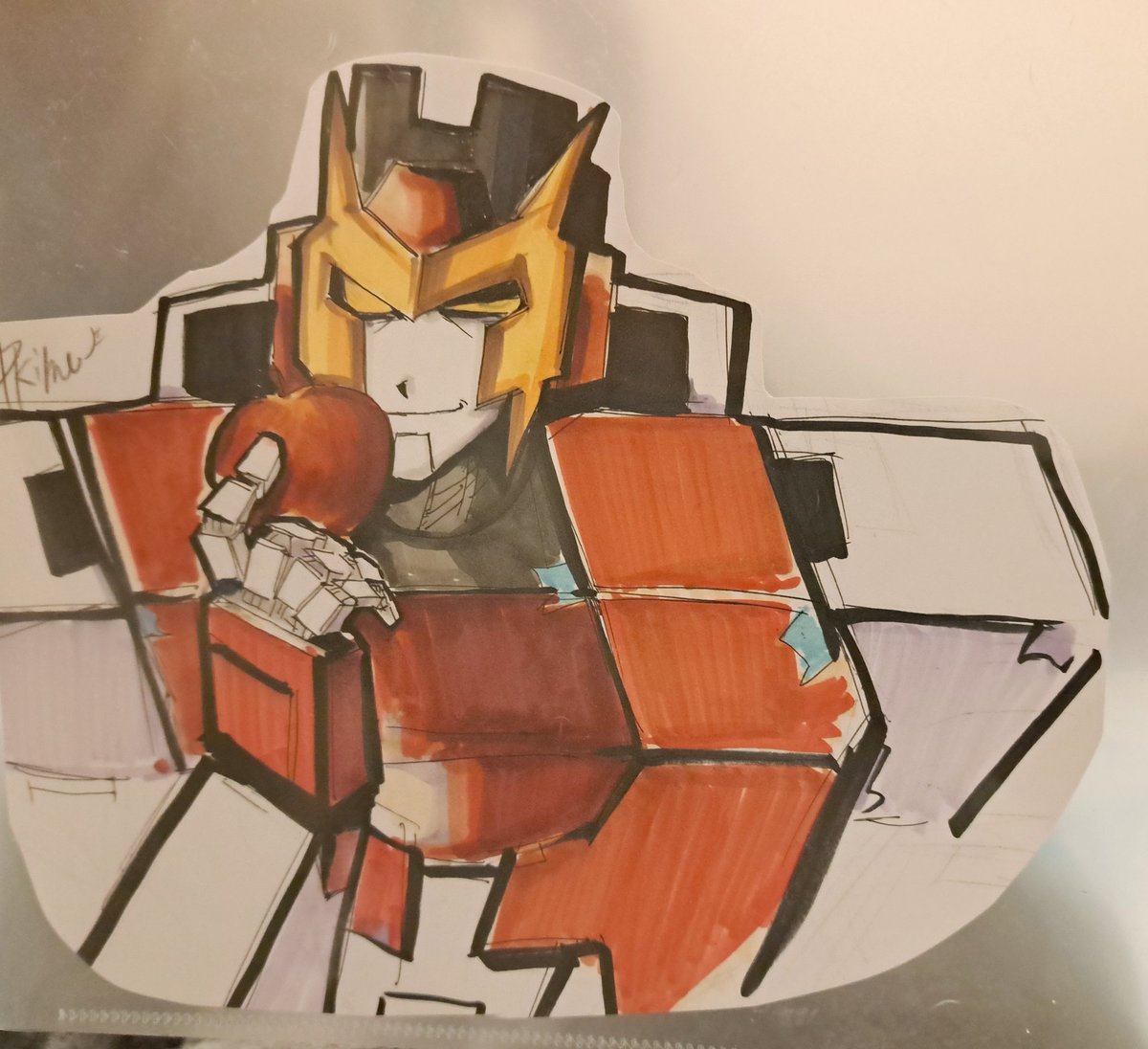 tf74000738's tweet image. INUさん@_inudogkun がスケブリベンジして下さいました😭
アンブロン先生が…格好良いなんて…‼️このニヒルな表情が素敵過ぎ🙏有難うございます有難うございます😭🙇‍♀️🙇‍♀️💖