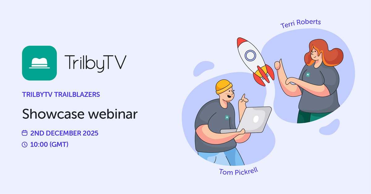 trilbytv's tweet photo. Tomorrow’s the big day! Join us at 10am on Tuesday 2nd December for the TrilbyTV Trailblazers Showcase Webinar, where we unveil the 2025 winners and spotlight this year’s most innovative digital signage.

Register your place here: https://t.co/Npc48o26jR

#DigitalSignage #Webinar https://t.co/n8WHl6qQMk