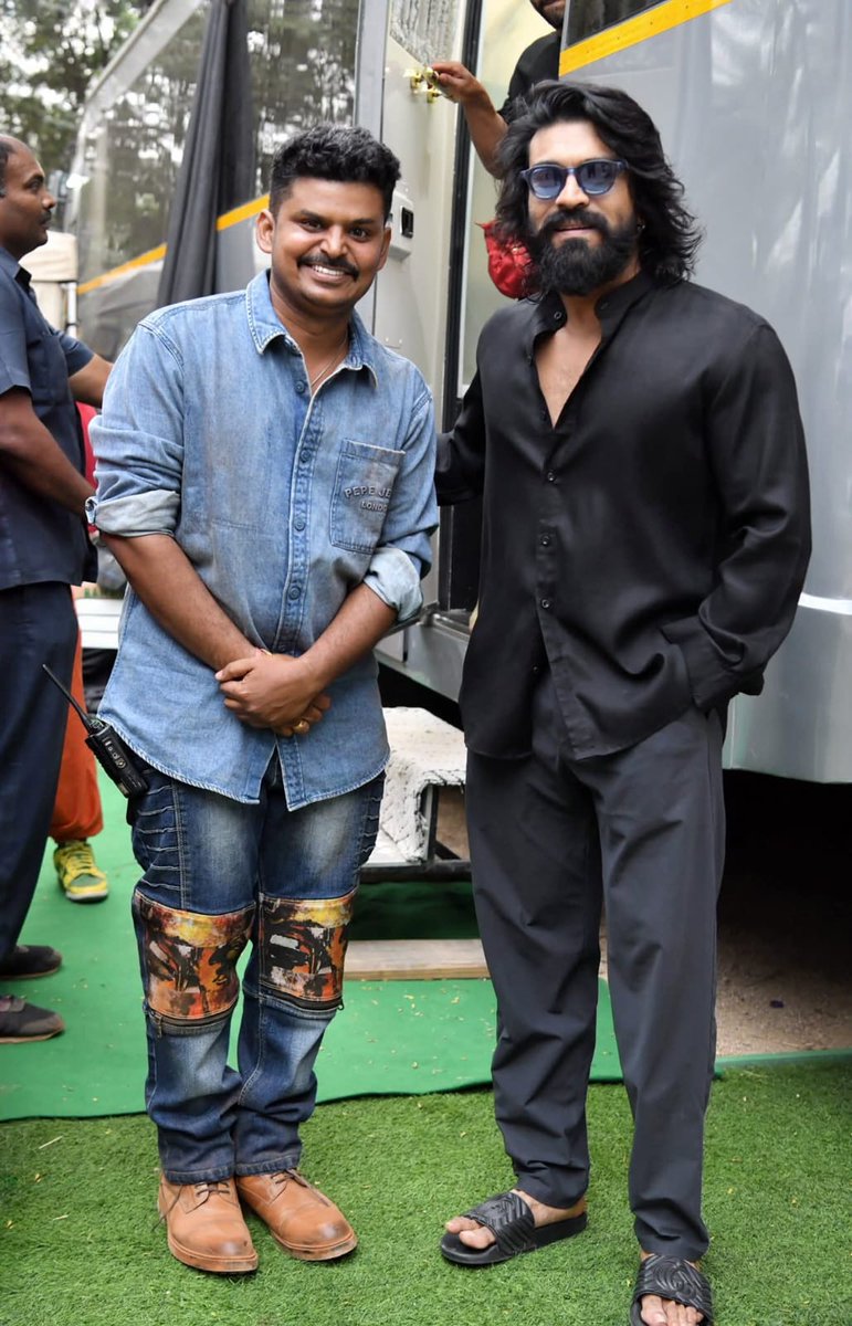 RCoffTeam's tweet image. Clicks of #Peddi 💥📸

#RamCharan